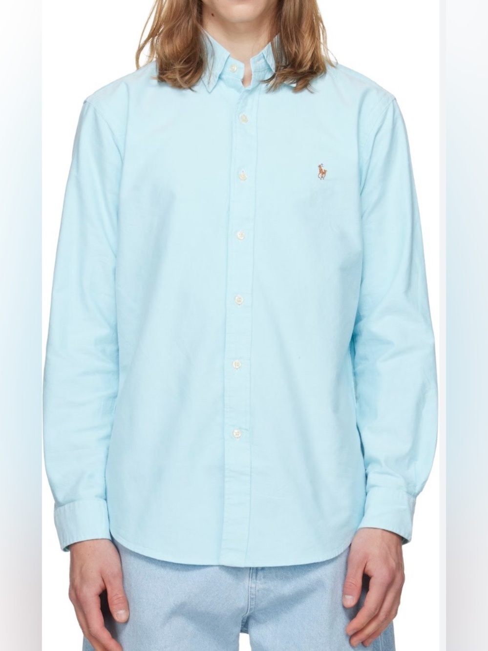 Ralph Lauren Light Blue Button-Down Oxford Shirt size XL